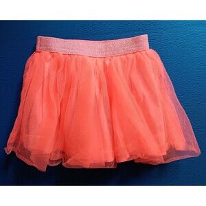 Skirt New Girls Crazy 8 Lined Orange Tooling 18 - 24 months